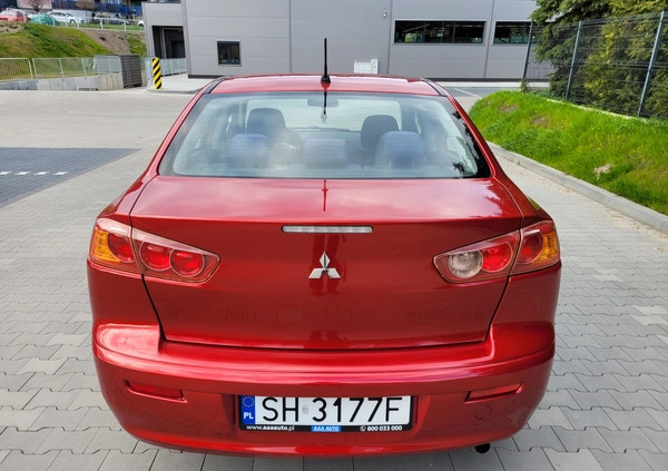 Mitsubishi Lancer cena 18999 przebieg: 179000, rok produkcji 2010 z Częstochowa małe 172